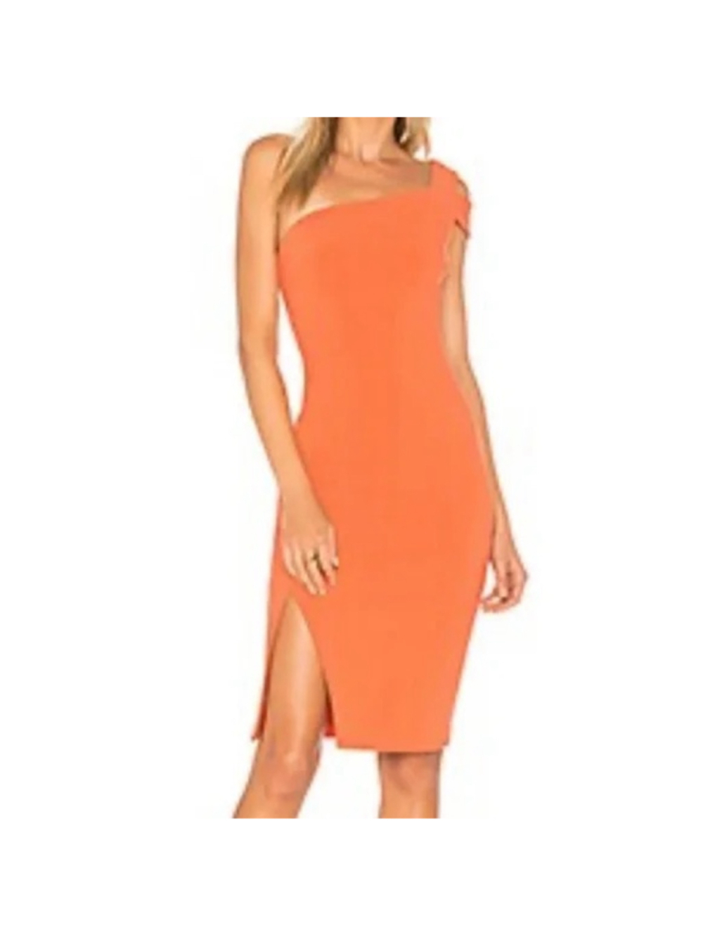 Women's Likely packard Orange One Shoulder Dress Size 10 like new condition